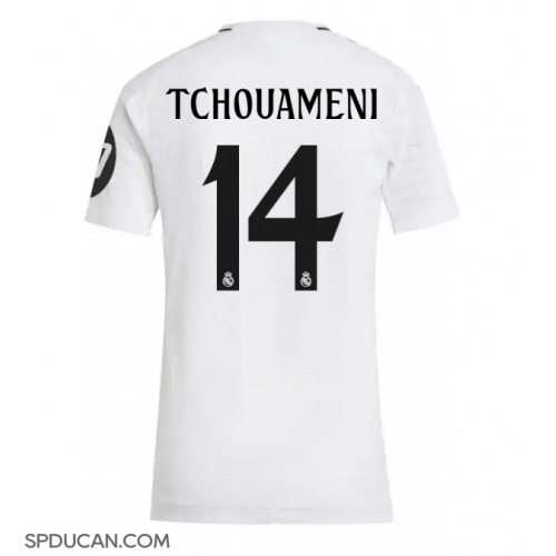 Zenski Nogometni Dres Real Madrid Aurelien Tchouameni #14 Domaci 2024-25 Kratak Rukav